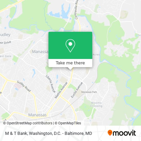M & T Bank map