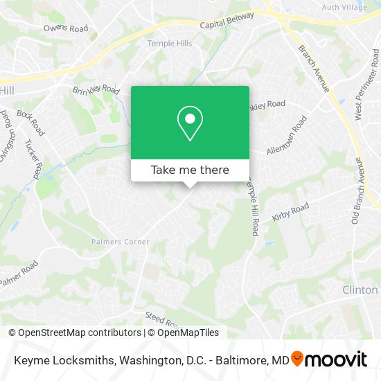 Keyme Locksmiths map