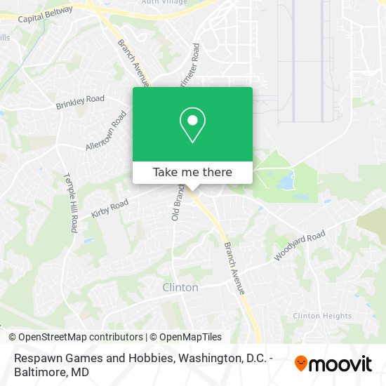 Respawn Games and Hobbies map