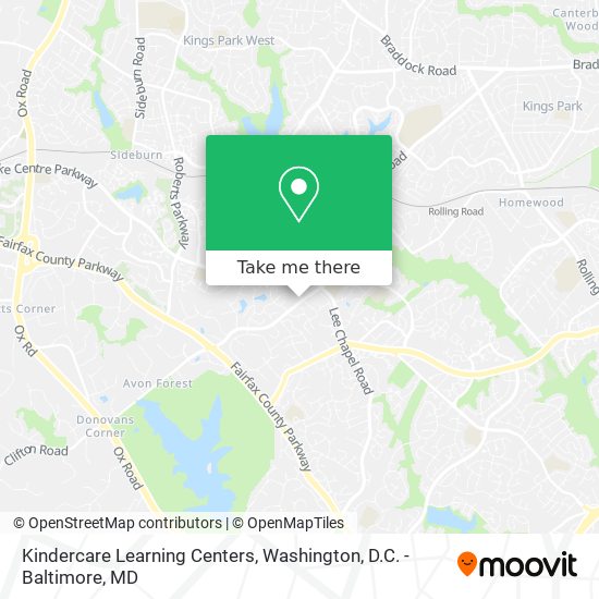 Kindercare Learning Centers map