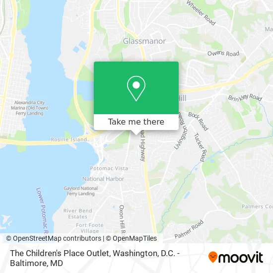 Mapa de The Children's Place Outlet