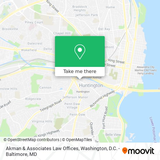 Akman & Associates Law Offices map
