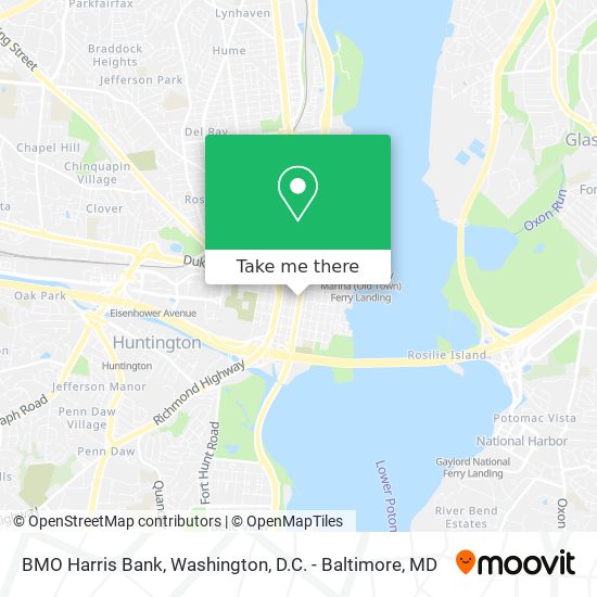 BMO Harris Bank map