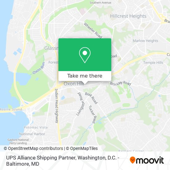 UPS Alliance Shipping Partner map