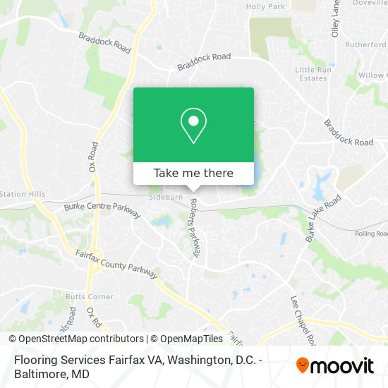 Mapa de Flooring Services Fairfax VA