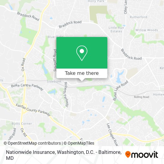 Nationwide Insurance map