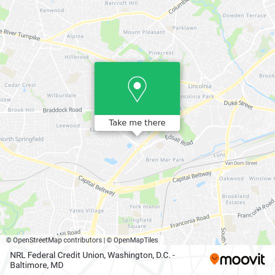 NRL Federal Credit Union map