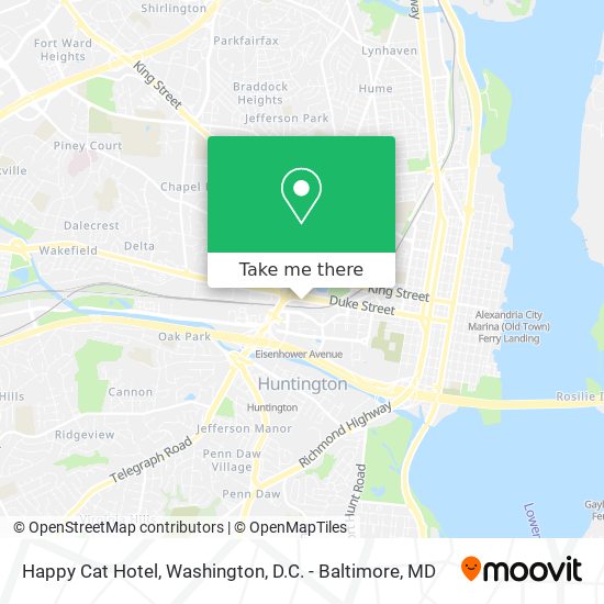 Mapa de Happy Cat Hotel