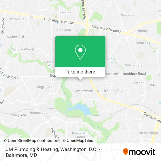 Mapa de JM Plumbing & Heating