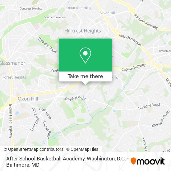 Mapa de After School Basketball Academy