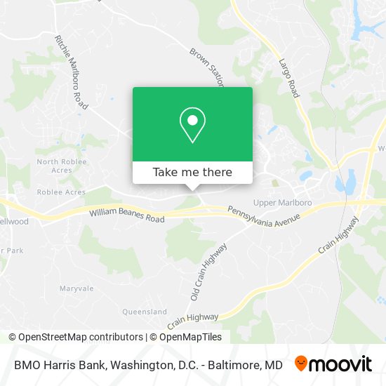 BMO Harris Bank map