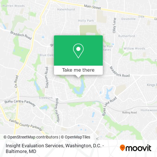 Insight Evaluation Services map