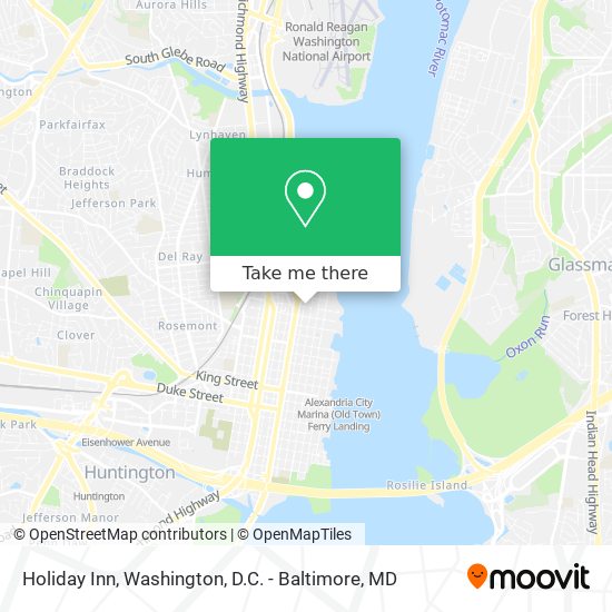 Holiday Inn map