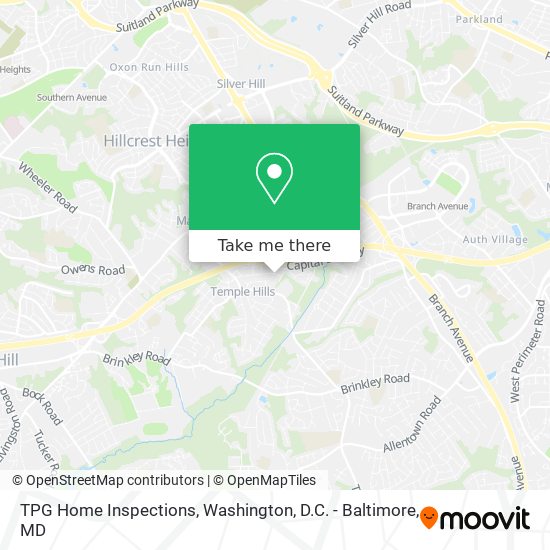 TPG Home Inspections map