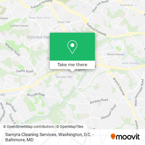 Samyra Cleaning Services map