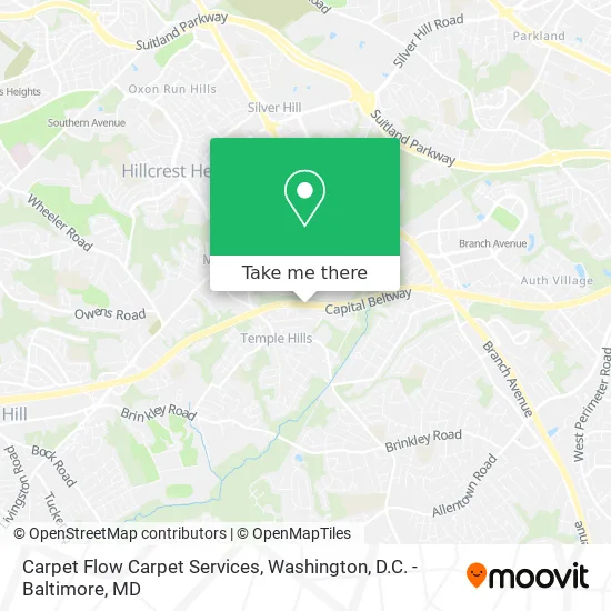 Mapa de Carpet Flow Carpet Services