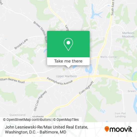 John Lesniewski-Re / Max United Real Estate map