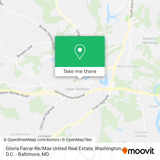 Gloria Farrar-Re / Max United Real Estate map