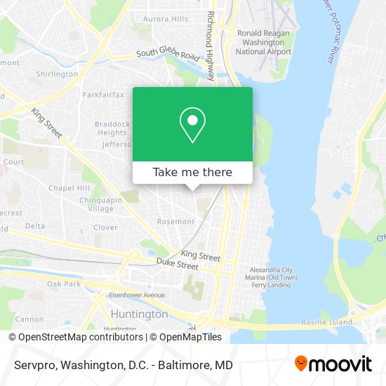 Servpro map