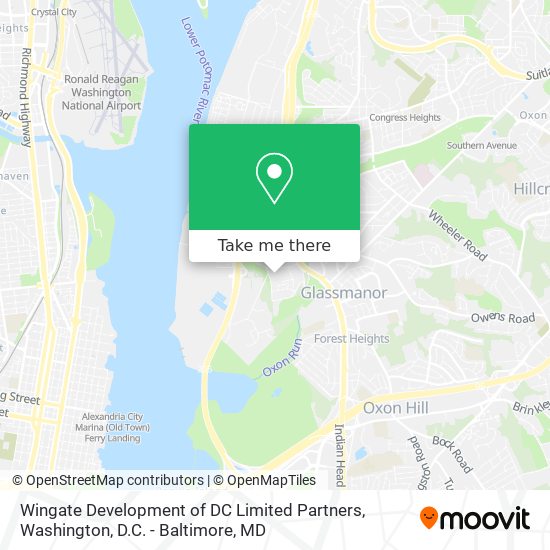 Wingate Development of DC Limited Partners map