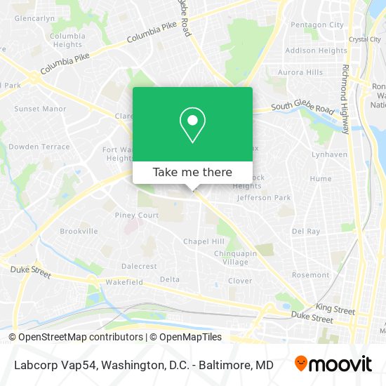 Labcorp Vap54 map