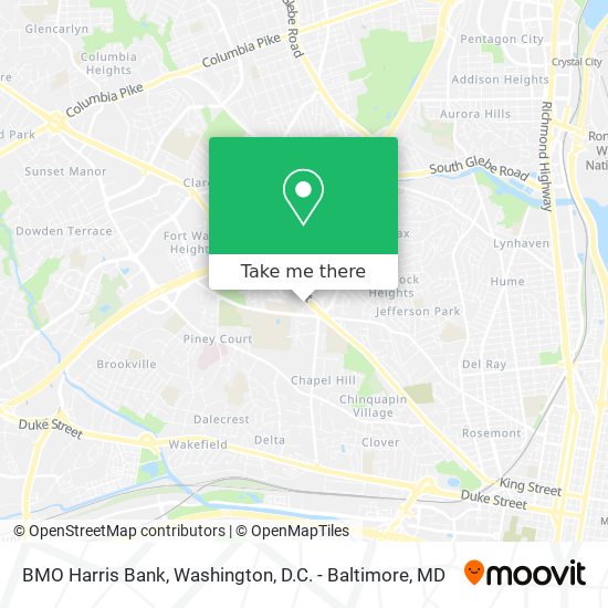 BMO Harris Bank map