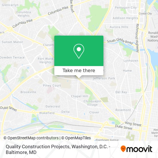 Mapa de Quality Construction Projects