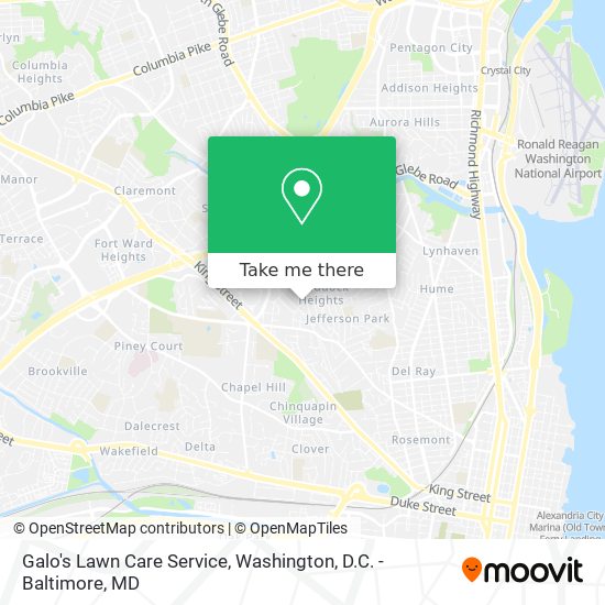 Galo's Lawn Care Service map