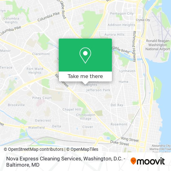 Nova Express Cleaning Services map