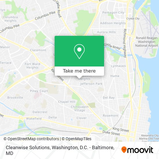 Cleanwise Solutions map