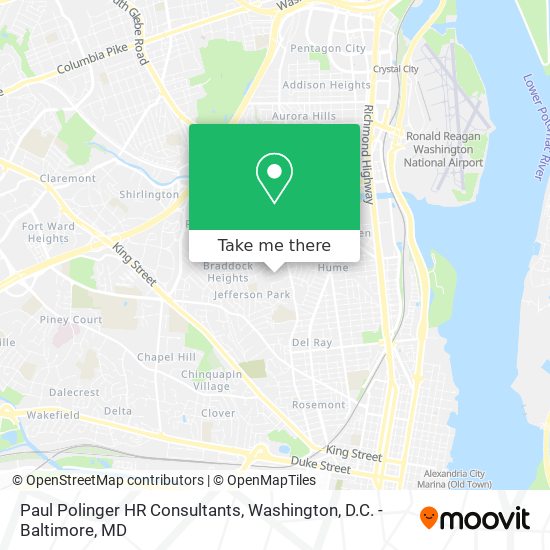 Paul Polinger HR Consultants map