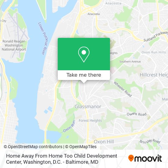 Mapa de Home Away From Home Too Child Development Center