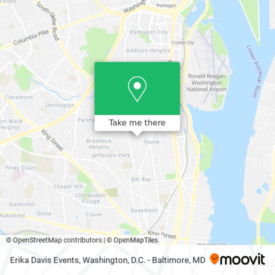 Erika Davis Events map