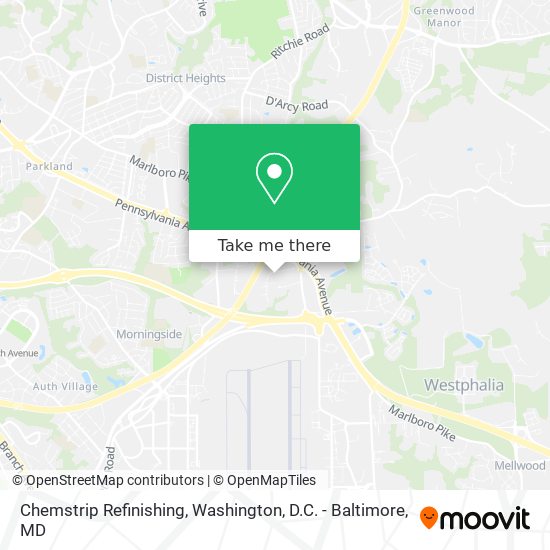 Chemstrip Refinishing map