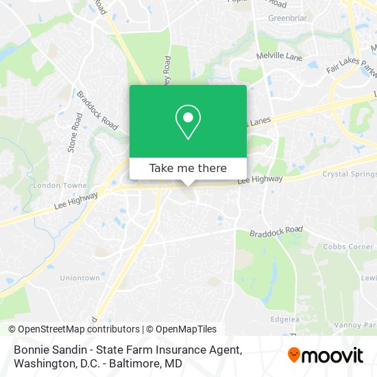 Bonnie Sandin - State Farm Insurance Agent map
