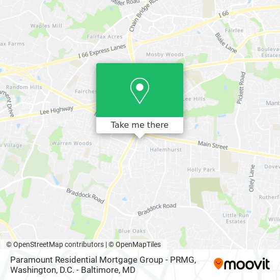 Mapa de Paramount Residential Mortgage Group - PRMG