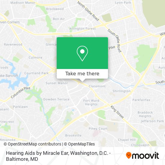 Mapa de Hearing Aids by Miracle Ear