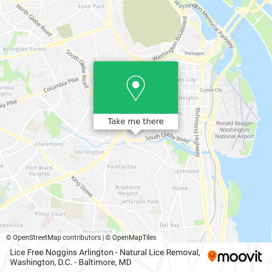 Mapa de Lice Free Noggins Arlington - Natural Lice Removal