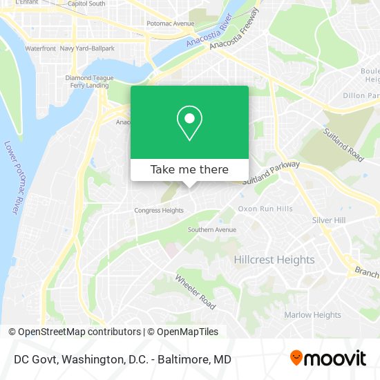 DC Govt map