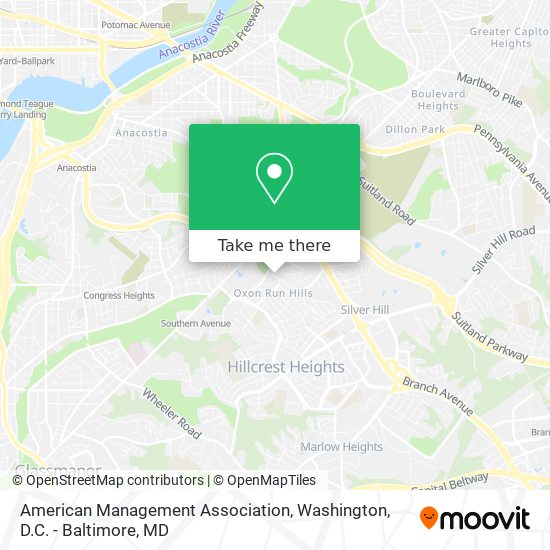 Mapa de American Management Association