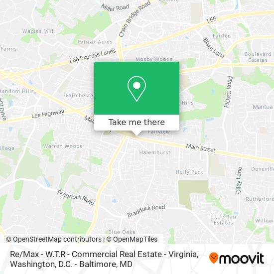 Re / Max - W.T.R - Commercial Real Estate - Virginia map