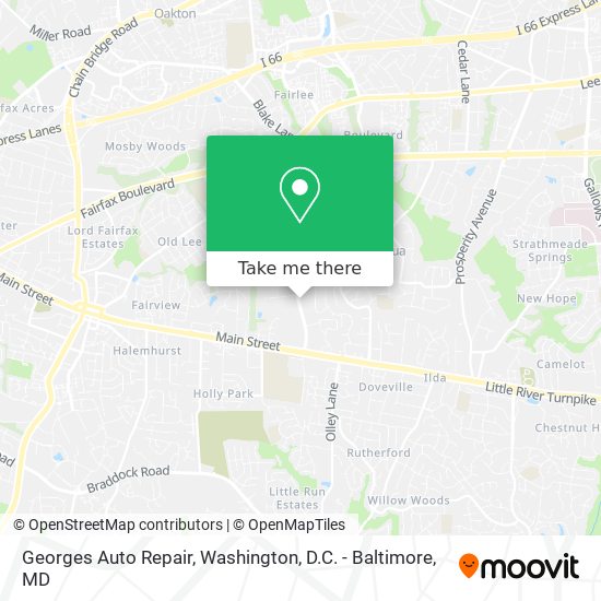 Mapa de Georges Auto Repair