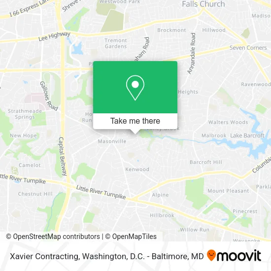 Mapa de Xavier Contracting
