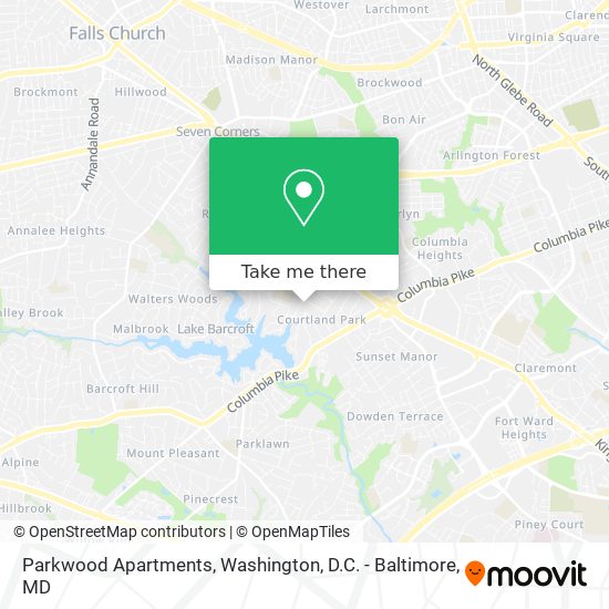 Parkwood Apartments map