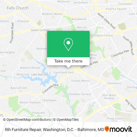 Rih Furniture Repair map