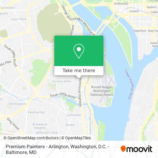 Mapa de Premium Painters - Arlington