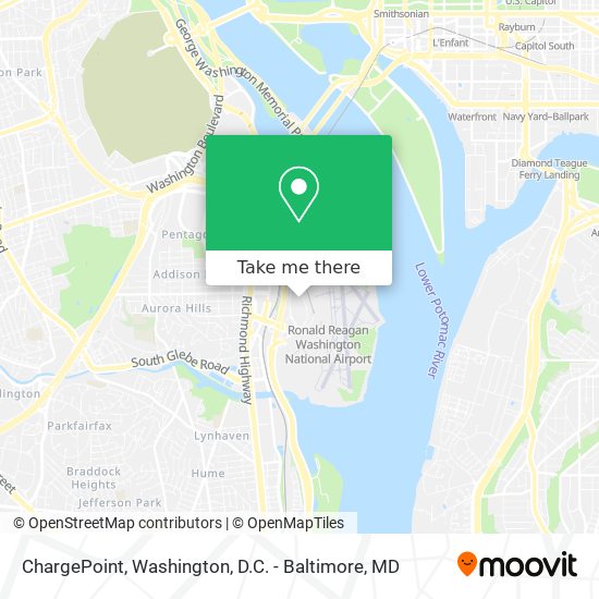 Mapa de ChargePoint