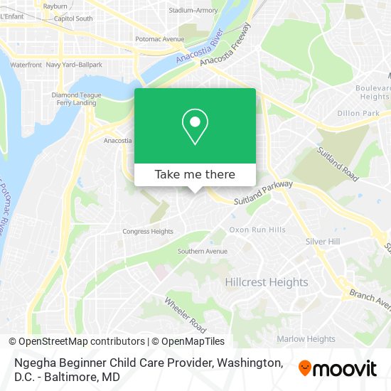 Mapa de Ngegha Beginner Child Care Provider