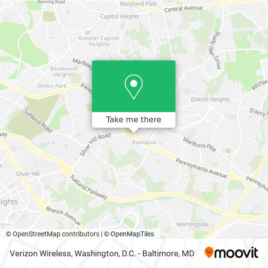 Verizon Wireless map