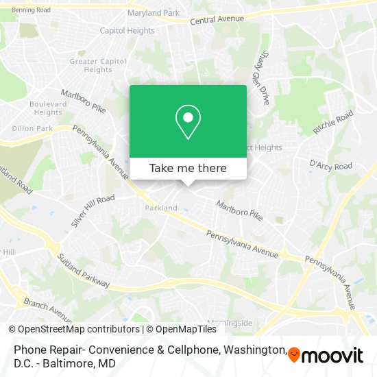 Mapa de Phone Repair- Convenience & Cellphone